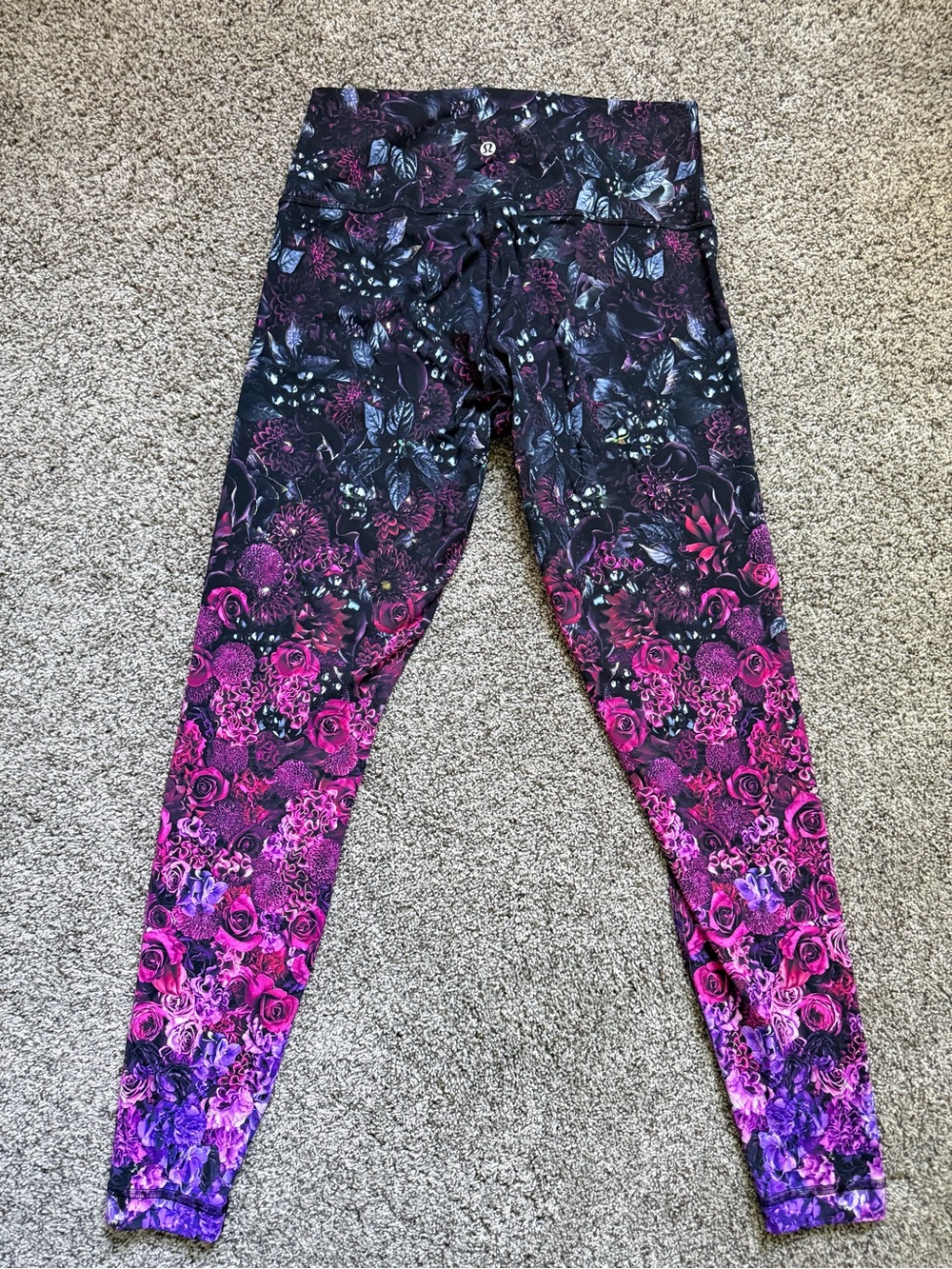 RARE LULULEMON IN BLOOM NULUX TIGHTS 28” Size 10